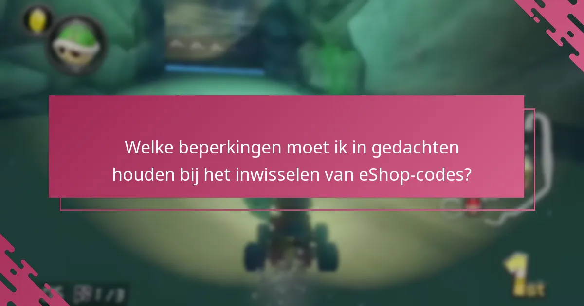 Welke veelvoorkomende problemen doen zich voor tijdens het inwisselproces van de code?